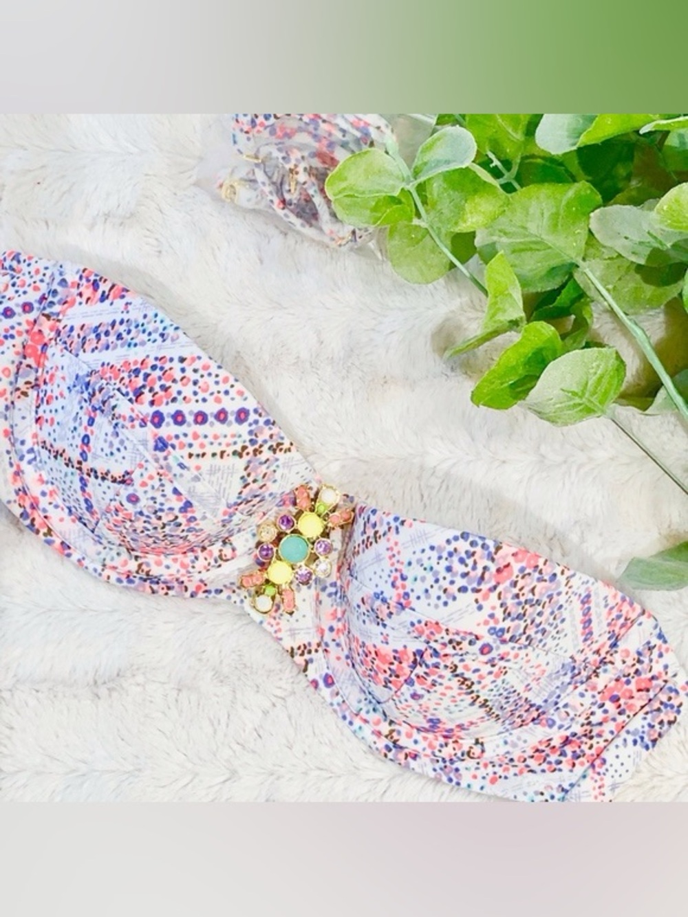 NWOT Victoria's Secret strapless bandeau bikini top